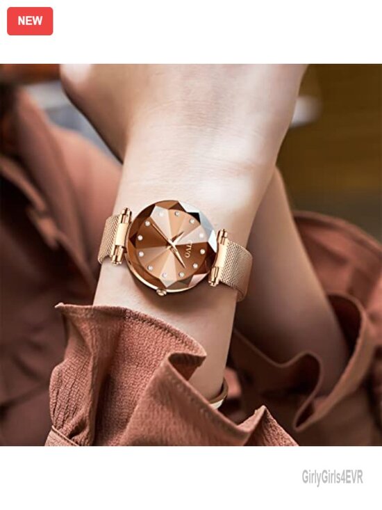 Ultra-Thin Stainless Steel Mesh Strap Quartz Wrist Watch Analog Water Resistant main image 6